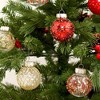 25 Pcs Christmas Tree Ornament Balls, 2.4 In Clear Shatterproof Christmas Decoration Balls, PET Painted Christmas Ball Set - 3 of 4