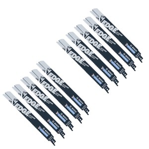 Bosch 10 Pack 9 Inch 8/10 TPI Edge Reciprocating Saw Blades - RESM9X2-10PK - 1 of 1