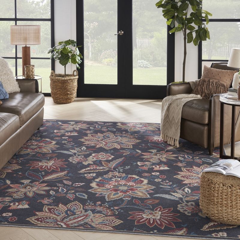 Waverly Washables Collection Blooming Botanical Indoor Rug, 3 of 16