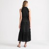 Lands' End Women's Cotton Voile Halter Tiered Maxi Dress - 2 of 4