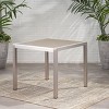 PAGED 70" Dining Table, Modern Kitchen Table with Aluminum Frame, Rectangle Patio Table for Indoor and Outdoor - 2 of 4