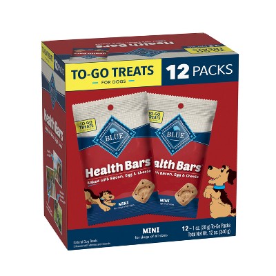 Blue mini bars dog hot sale treats