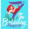 Girl's The Little Mermaid 7th Birthday Princess Crop T-Shirt - 2 of 3