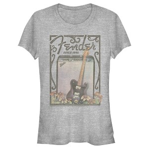 Juniors Womens Fender Since 1946 Retro Poster T-Shirt - 1 of 4