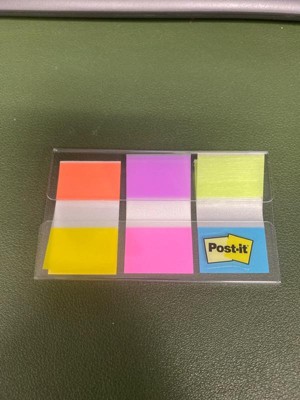 Post-it Flags, Assorted Bright Colors, .5 In. Wide, 100 Flags/on-the-go  Dispenser : Target