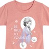 Girls' - Frozen 2 - Be True To Yourself Elsa Fitted Short Sleeve Graphic T-Shirt - 2 of 4