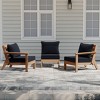 WestinTrends Avalon Outdoor Patio HDPE Sectional Sofa with Patio Cushions - 2 of 4
