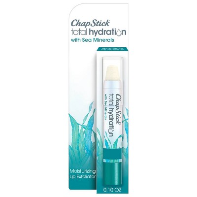 Chapstick Total Hydration Sea Minerals Exfoliator Lip Balm - 0.1oz