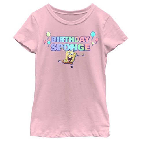 Spongebob birthday t shirt sale