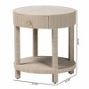 bali & pari Sadia Woven Grasscloth 1 Drawer Nightstand Natural/Gold - 4 of 4
