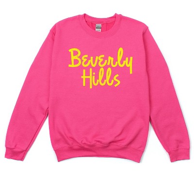 Simply Sage Market Women's Graphic Sweatshirt Beverly Hills Cursive