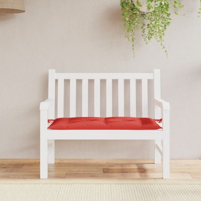 vidaXL Garden Bench Cushion Red 43.3"x19.7"x2.8" Oxford Fabric