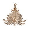 Unique Bargains Christmas Brooches YNCP1556 Christmas Tree Alloy Dripping Wax Green 1.69"x1.77" 1 Pc - 4 of 4