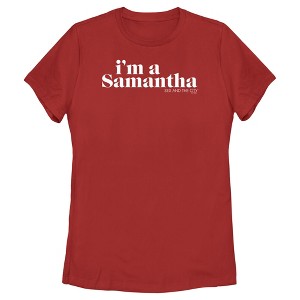 Women's Sex and the City I'm a Samantha Text T-Shirt - 1 of 4