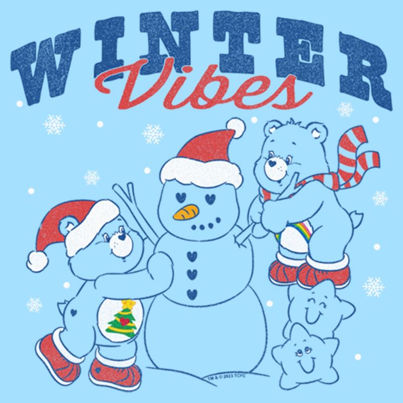 Men's Care Bears Winter Vibes T-Shirt, 2 of 5