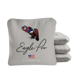Skip's Garage | Eagle Synergy Pro Cornhole Gray Bags (Set of 4) - 1 of 4