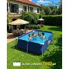 Sunrio  Rectangular Above Ground Pool – Durable Steel Frame Family Pool - 3 of 4