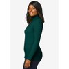 Jessica London Ribbed Cotton Turtleneck Sweater - 4 of 4