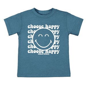 The Juniper Shop SmileyWorld Choose Happy Smiley Face Toddler Short Sleeve Tee - 1 of 4