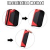Unique Bargains Car Seat Belt Cover Universal Carbon Fiber Leather Auto Seat Belt Covers Shoulder Protection 9.06"x7.09" - 3 of 4