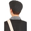 HalloweenCostumes.com   Men  Men's Newsboy Cap, Black/Gray - 3 of 3