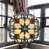 Chloe Lighting Rosalie Victorian Tiffany-Glass Window Panel 18" Wide - 3 of 3