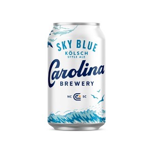 Carolina Brewery Sky Blue Kolsch Beer - 6pk/12 fl oz Cans - 1 of 4