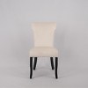 NicBex Modern T-Strap Velvet Dining Chairs Set of 2 with Backstitching Nailhead Trim,Thick Upholstered Kitchen Chairs,Living Room Chairs - 3 of 4