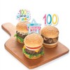 Big Dot of Happiness Happy 100th Day of School - Dessert Cupcake Toppers - 100 Days Party Clear Treat Picks - Set of 24 - 3 of 4