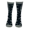 Crazy Dog Men's Deez Nuts and Bolts Socks Funny Sarcastic Hardware Graphic Novelty Footwear for Men - 3 of 4