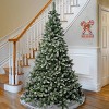 National Tree Company First Traditions Unlit Snowy Oakley Hills Artificial Christmas Tree with Pinecones - 2 of 3