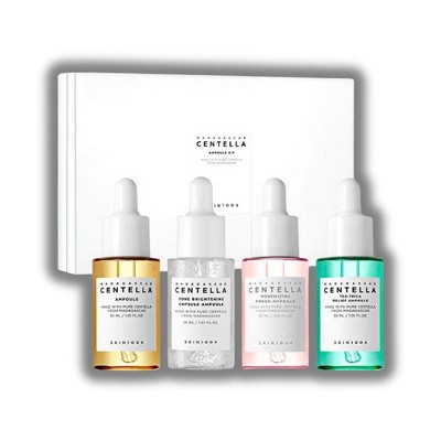 SKIN 1004 Madagascar Centella Ampoule Kit | Harnessing the power of nature, this ampoule is crafted with Centella asiatica | Skin1004 (30ml x 4 pcs)