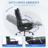 Reclining Office Chair-Power Office Chair with Footrest Electric Power Desk Chair, Big and Tall Office Chair with Auto-Linked Armrests-The Pop Home - 2 of 4