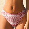 Women's Ikat Print Mid-Waisted Bikini Swim Bottom - Cupshe - 2 of 3