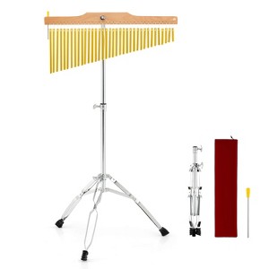 Costway 36-Bar Chimes Percussion Instrument with Foldable