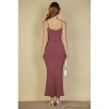 Slickblue Women's Ribbed Maxi Dress with Mermaid Hem Spaghetti Straps Casual & Evening Wear, Multiple Colors, Size S-L - 4 of 4