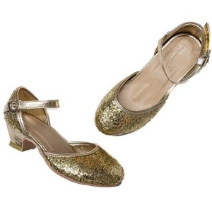 A Leading Role Premium Gold Sparkle Heels - 1 of 2