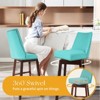 Hyleory 29.5'' Solid Wood Swivel Bar Stool(Set of 2) - 2 of 4