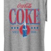 Women's - Coca-Cola - Red and Blue Logo Since 1886 Short Sleeve Graphic T-Shirt - 2 of 4