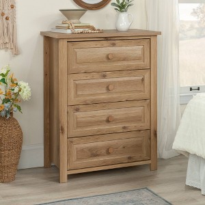 Sauder Hillmont Farm 4 Drawer Chest Timber Oak - 1 of 4