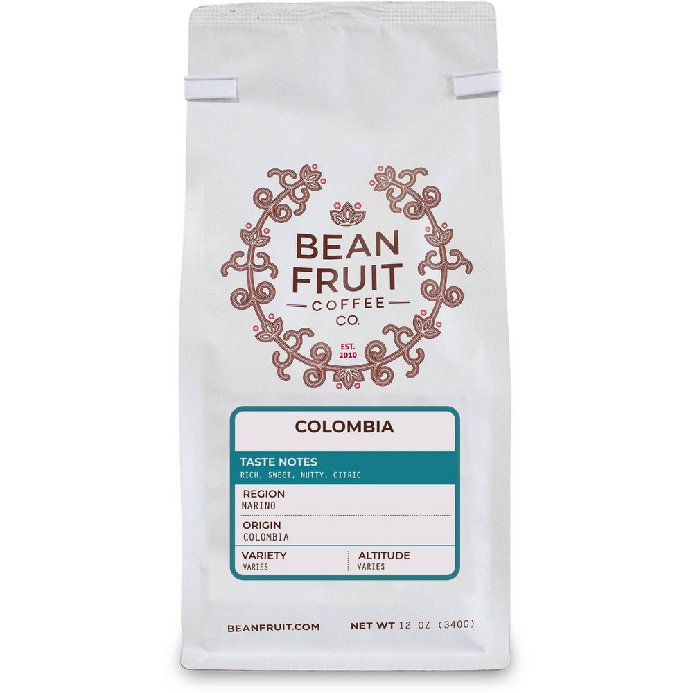 Photos - Coffee Bean Fruit Colombian Light Roast Whole Bean  - 12oz