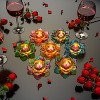 JDICTION Flower Candlestick Epoxy Silicone Mold - Lotus Tealight Holders Resin Mould for DIY Jewelry Box, Trinket/Candy Container, Home Decor - 2 of 4