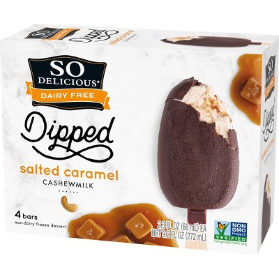 So Delicious Dipped Salted Caramel Cashew Milk Non-dairy Frozen Dessert ...