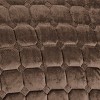 Collections Etc Velvet Non-Slip Quilted Recliner Cover with Side Pockets - 4 of 4
