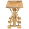 vidaXL Bench 63 in.x13.8 in.x17.7 in. Solid Wood Mango - 3 of 4