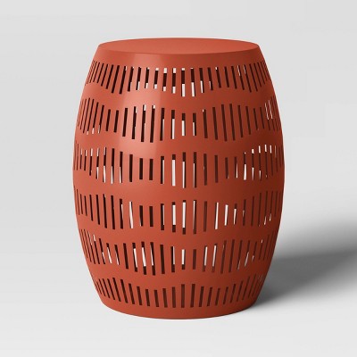Metal Cutout Round Patio Accent Table - Room Essentials™