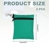 Unique Bargains Oxford Cloth Zipper Professional Golf Tee Pouches 5.5" x 6.7" 2 Pcs - 2 of 4