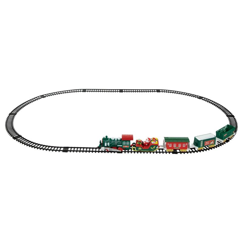 Northlight 30 Pc Battery Operated Lighted and Animated Classic Christmas Train Set with Music, 4 of 7