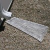 Cast Aluminum Decorative Downspout Gutter Splash Block White USA Patriotic Flag - Oakland Living - 2 of 4