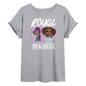 Women's - LOL Surprise! - Royal Realness Oversized Graphic T-Shirt - 1 of 4